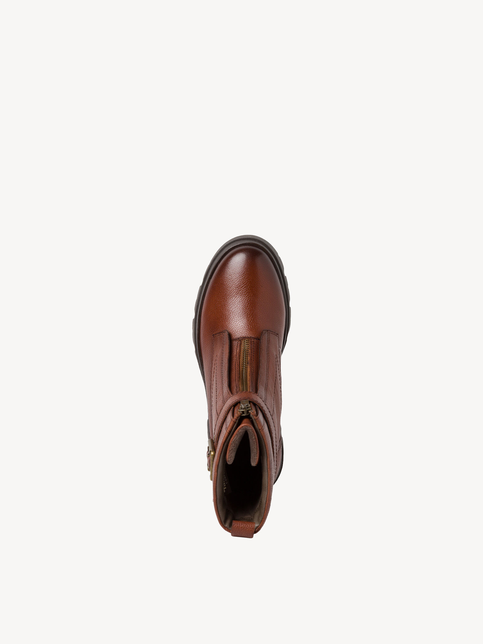 Bottine en cuir - marron