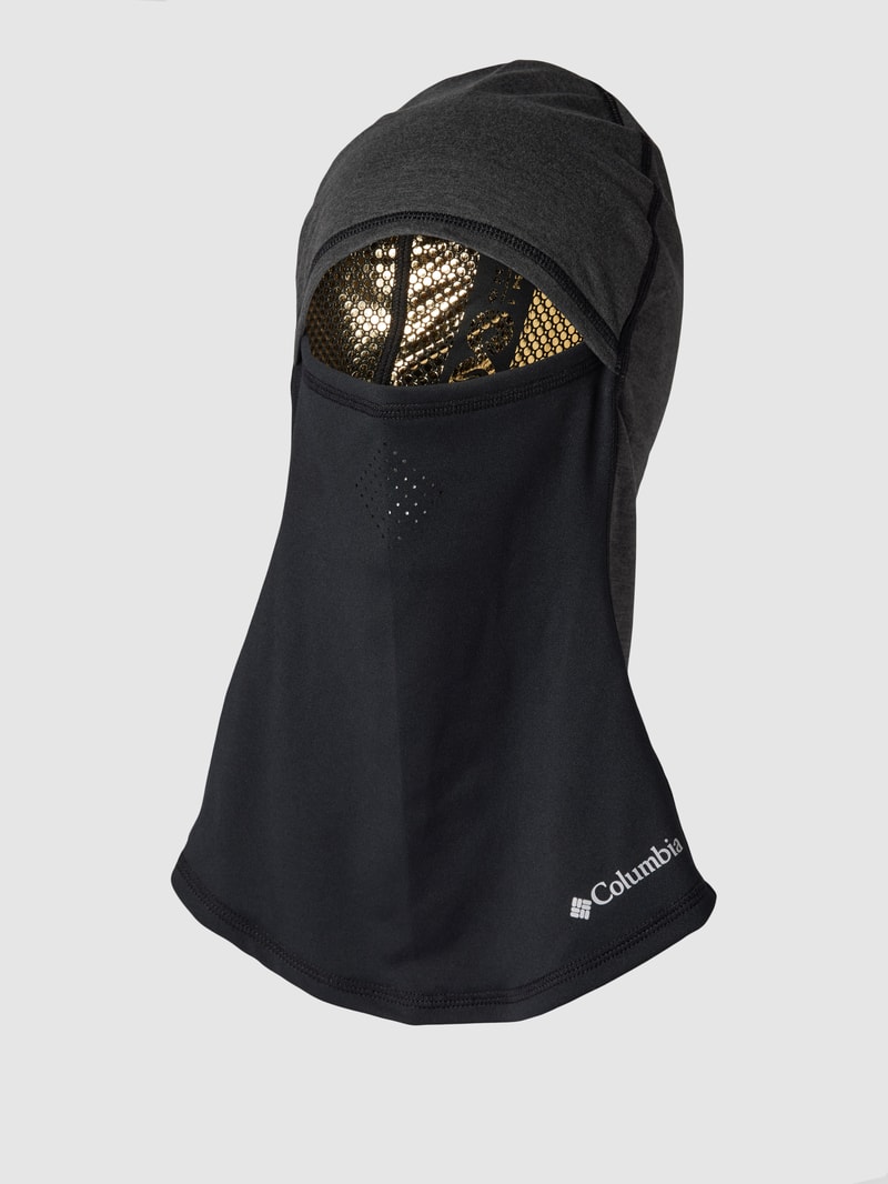 Sturmhaube mit Logo-Print Modell 'Infinity Trail' in anthrazit