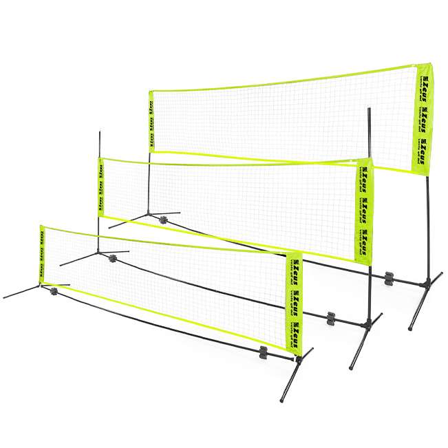 Zeus 3-in-1 Fußballtennis Volleyball Badminton Netzanlage