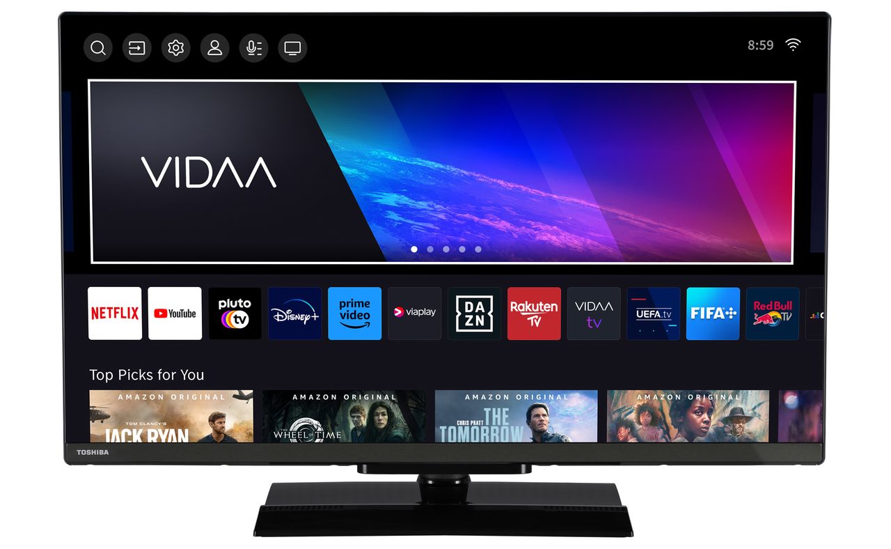 Toshiba 32WV3E63DAZ 32 Zoll Fernseher/VIDAA Smart TV (HD Ready, HDR, Triple-Tuner, Bluetooth, Dolby Audio)
