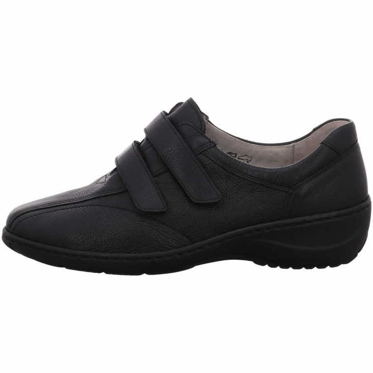 WALDLÄUFER Komfort Slipper schwarz 607302