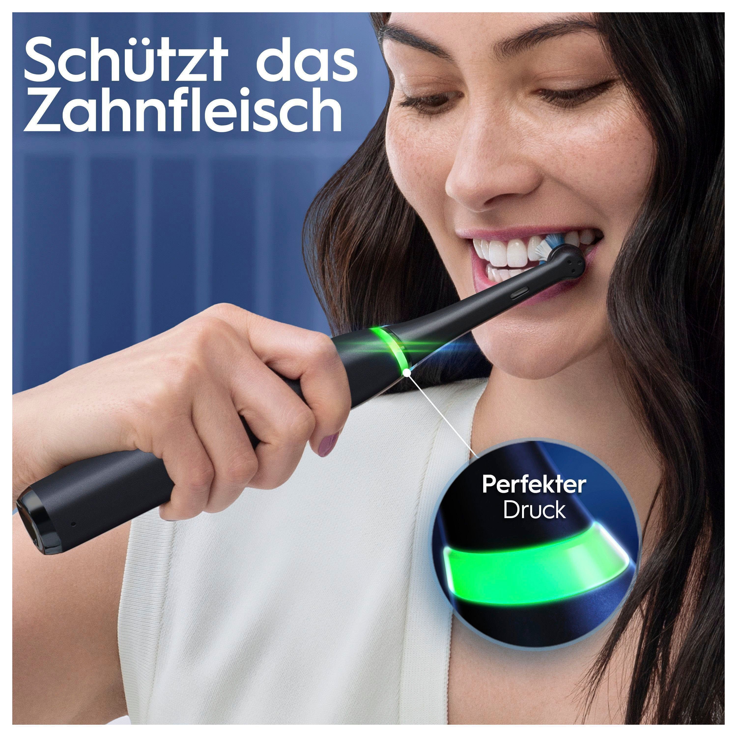 Oral-B Elektrische Zahnbürste iO 8, Aufsteckbürsten: 3 St., 6 Putzmodi