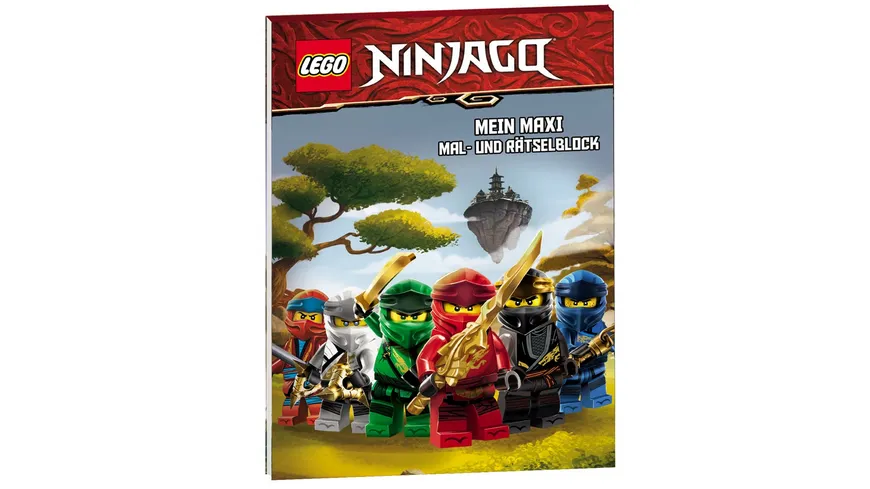 LEGO® NINJAGO® – Mein Maxi Mal- und Rätselblock