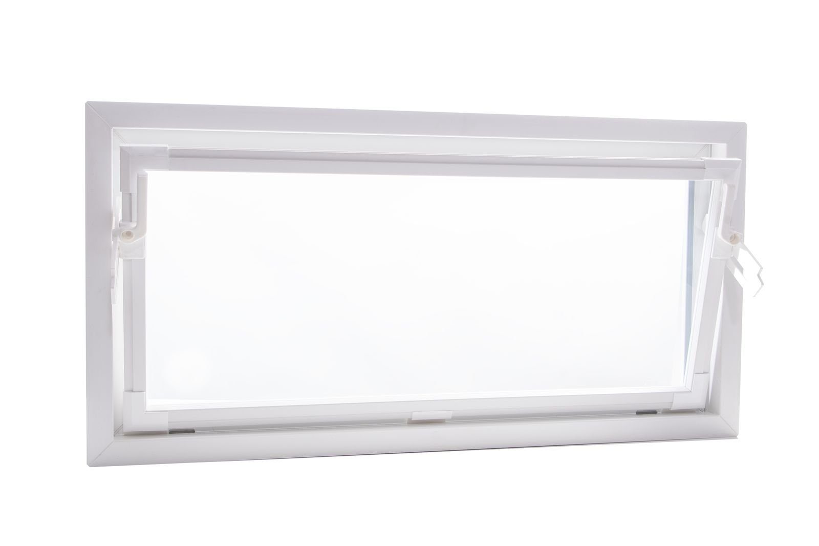 ACO Severin Ahlmann GmbH & Co. KG Kellerfenster ACO 90x60cm Nebenraumfenster Isofenster Kippfenster Fenster weiß Kellerfenster, wärmeisolierende Kunststoff-Hohlkammerprofile