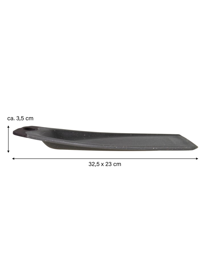 Stoneline Schaufel Schneidebrett 32x23 cm Set 2-teilig in Schwarz günstig kaufen onesize