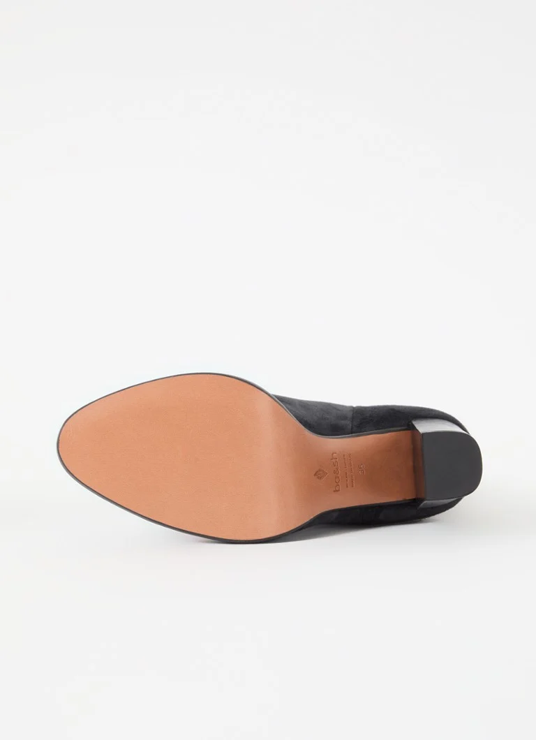 ba&sh  Bottines Covigton enkellaarsje van kalfssuède
