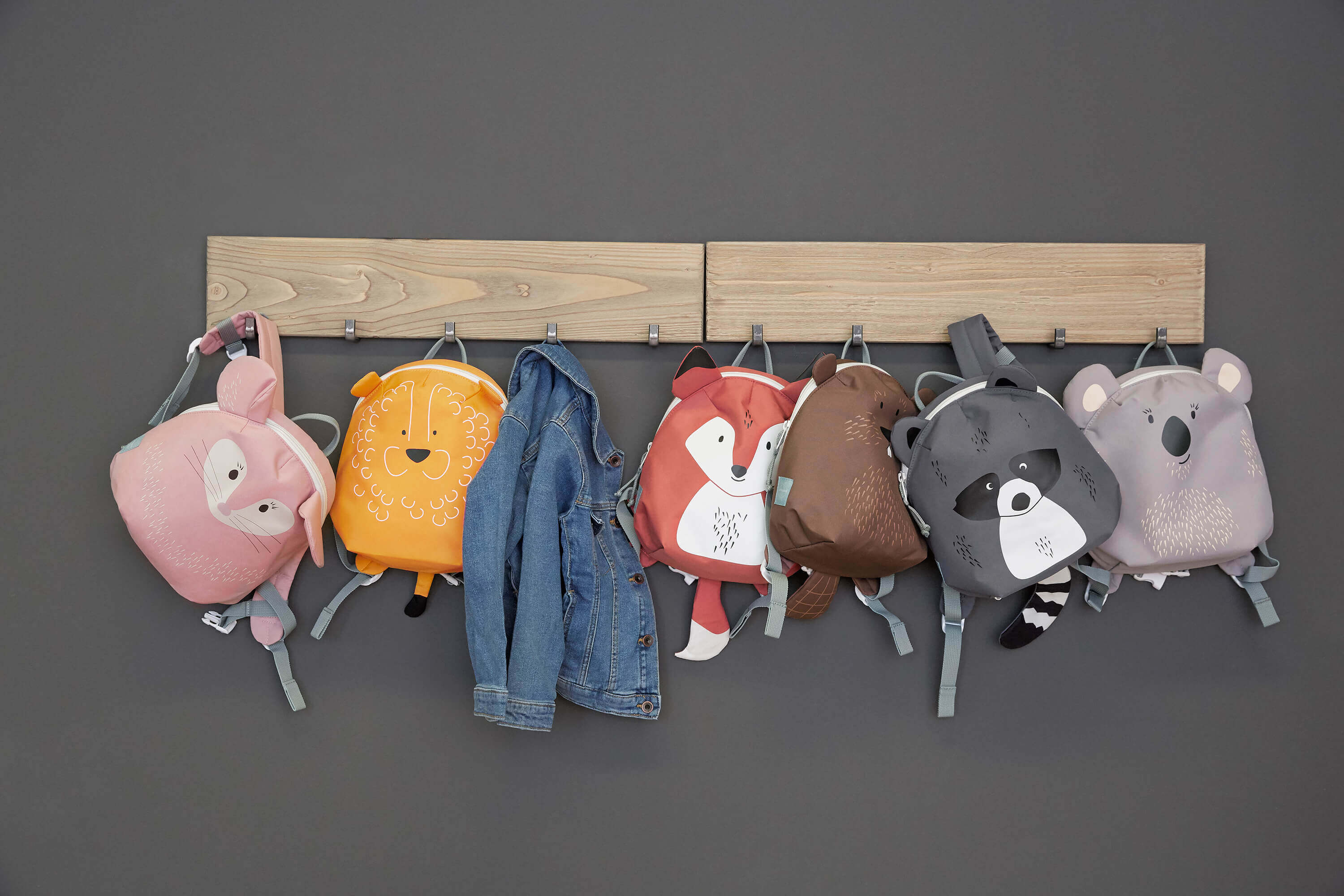 Kindergartenrucksack Tiny - Chinchilla, Rosa