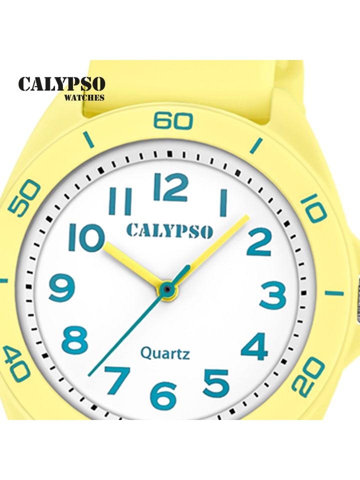 Calypso Analog-Armbanduhr Calypso Junior hellgelb mittel (ca. 36mm) günstig kaufen onesize
