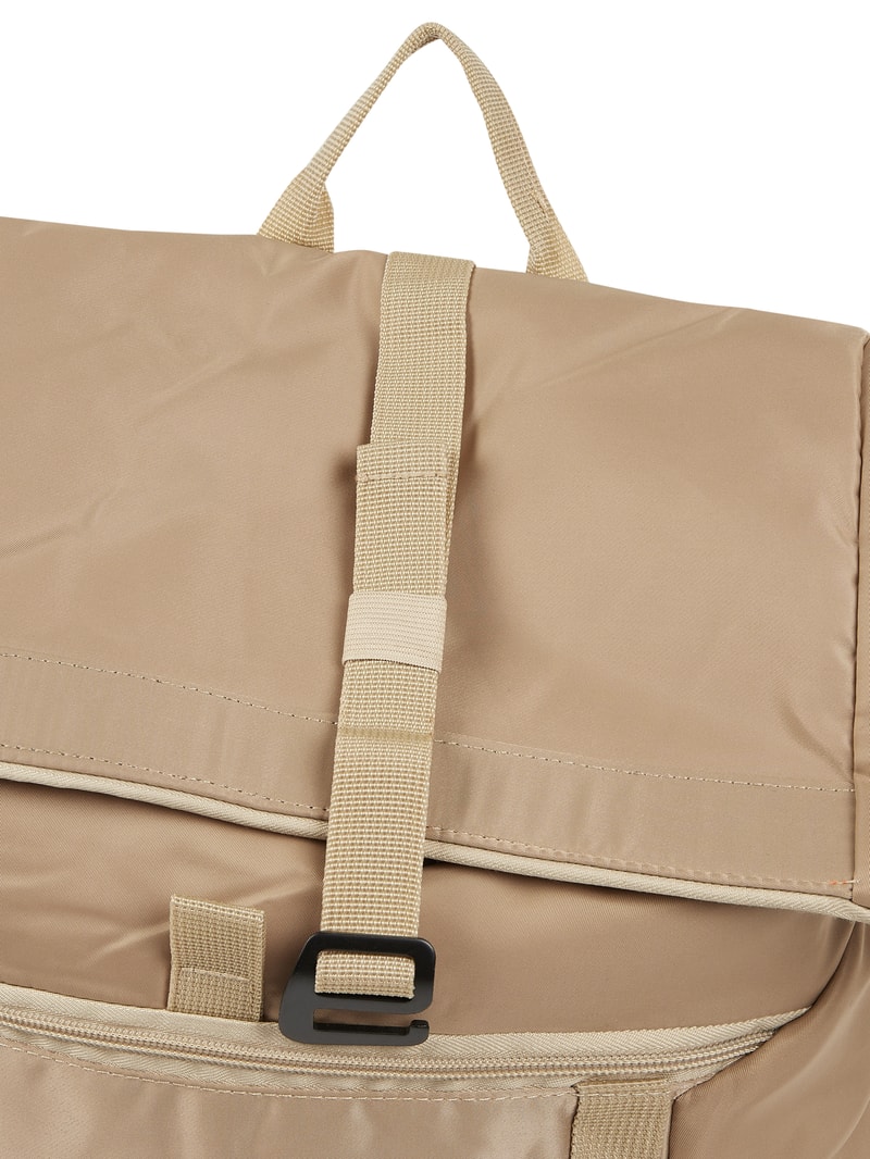 Rucksack aus Textil in beige