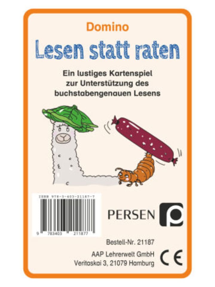 Persen Verlag i.d. AAP Spiel - Domino: Lesen statt raten günstig kaufen onesize