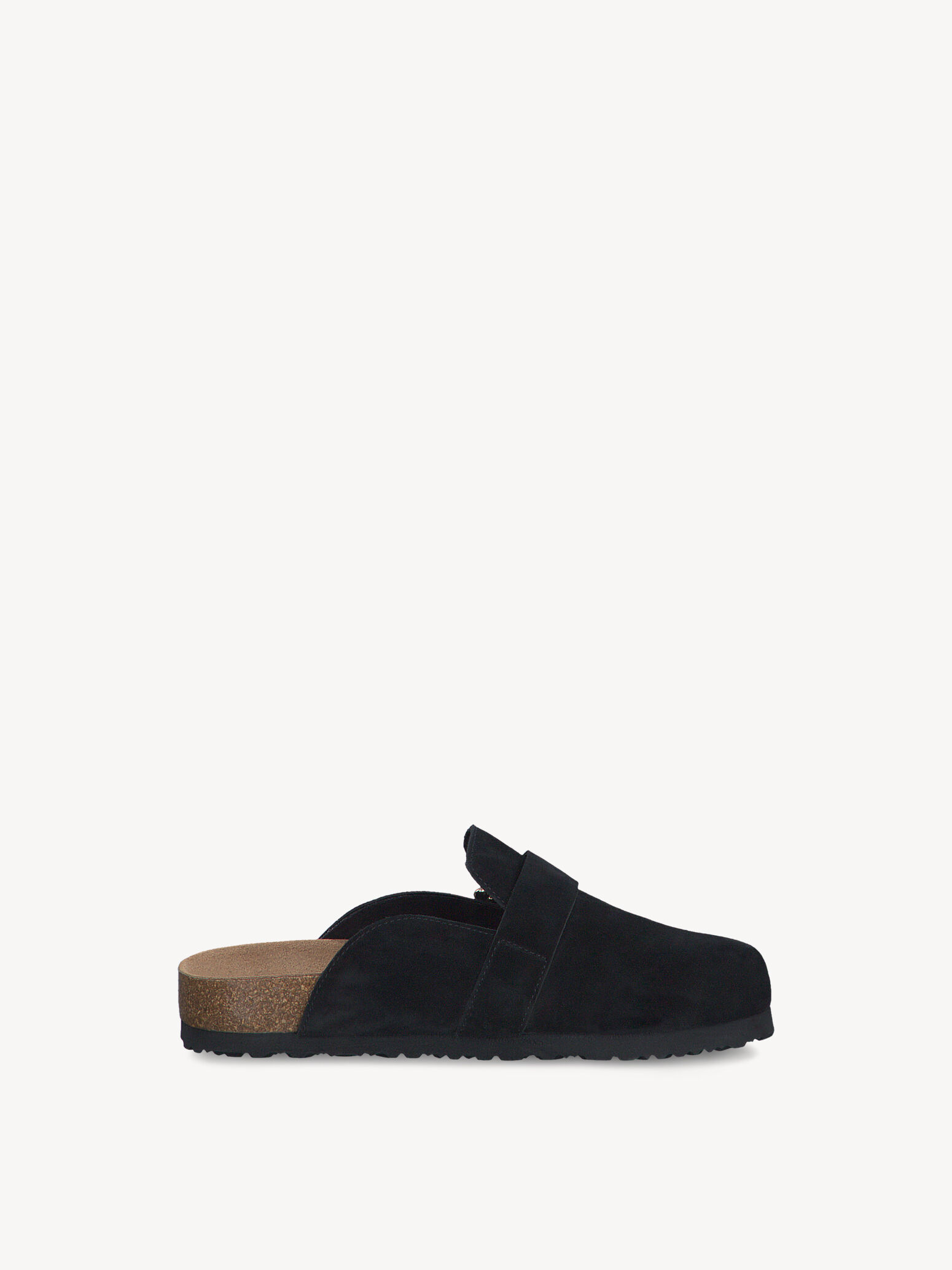 Mule en cuir - noir