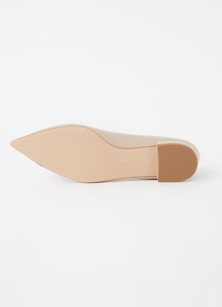 LKBennett Cally ballerina van leer