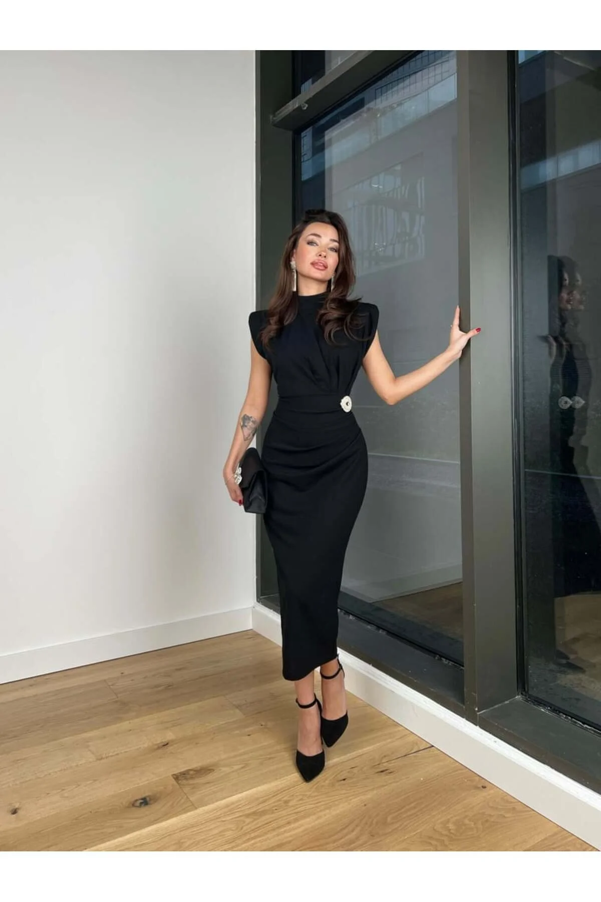 SONREİR  Kleid - Schwarz - A-Linie