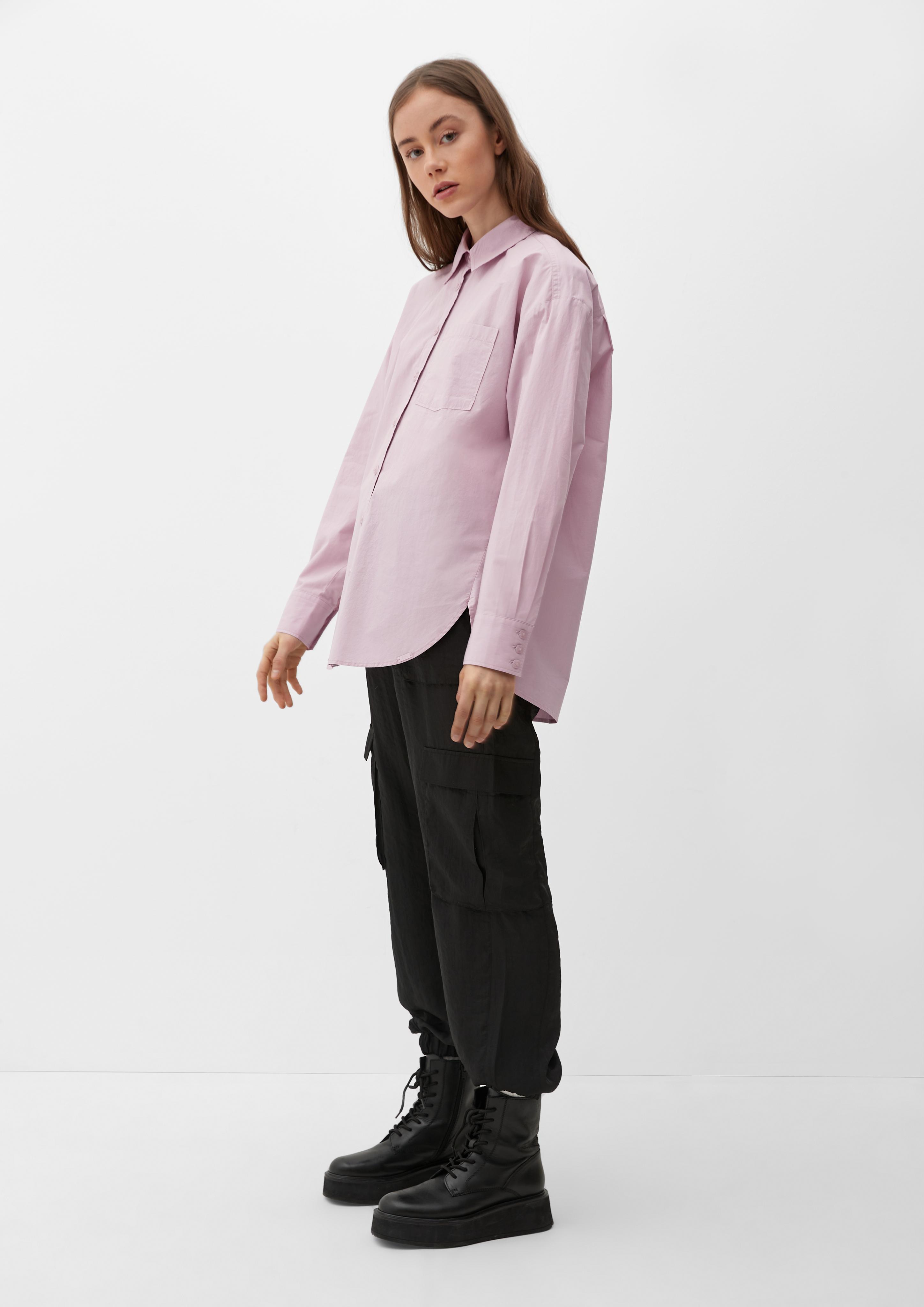 Bluse aus Popeline  2124029-4132