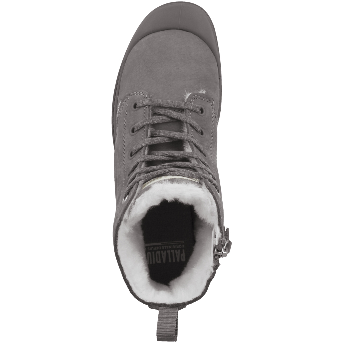 Palladium Pampa Schnürboots grau