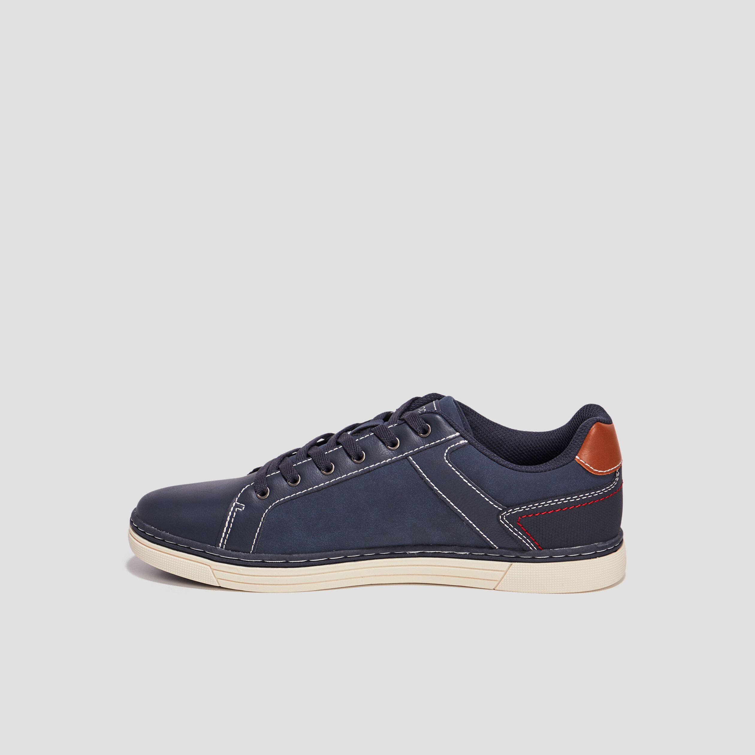 Tennis à lacets Trappeur bleu marine homme | La Halle