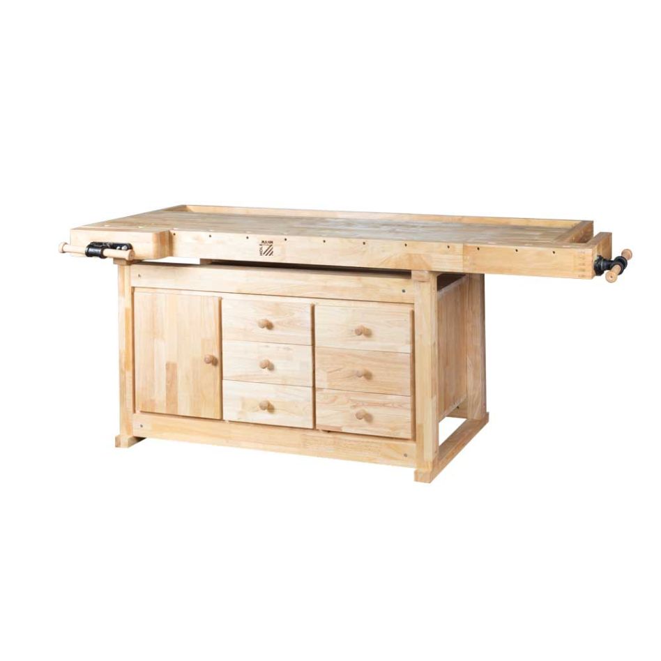 Holzmann WB210C darbastalis su spintele ir prispaudimo žnyplėmis 2100x780x815 mm