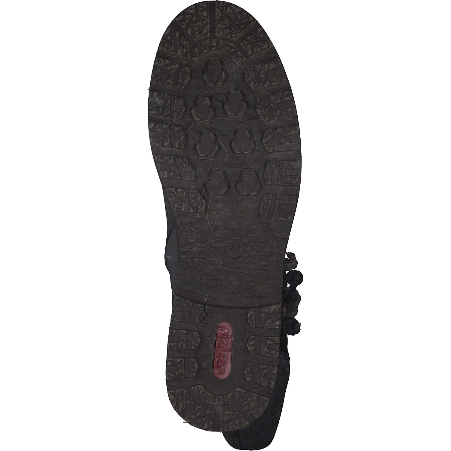 Rieker Z4774, Overknee-Stiefel, Damen, Grau