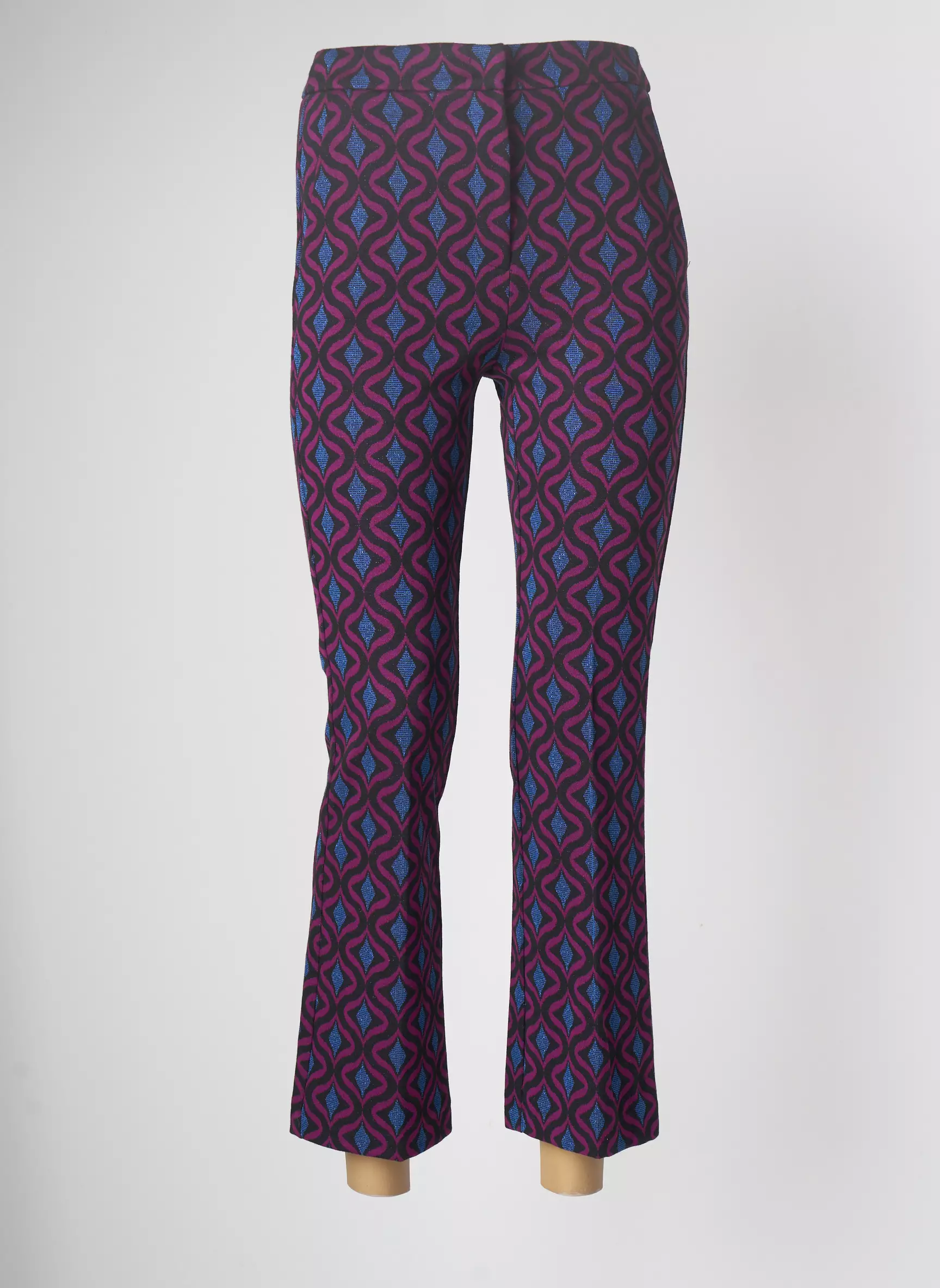 Angela Davis Pantalons Chino Femme couleur violet