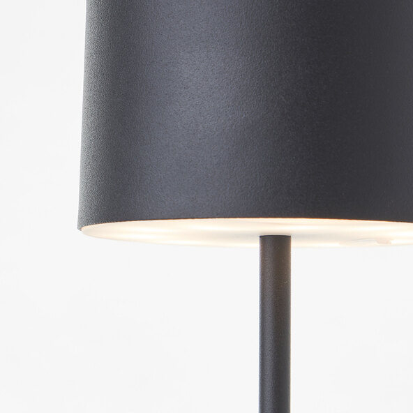 LED-Akku-Tischleuchte Helio, schwarz