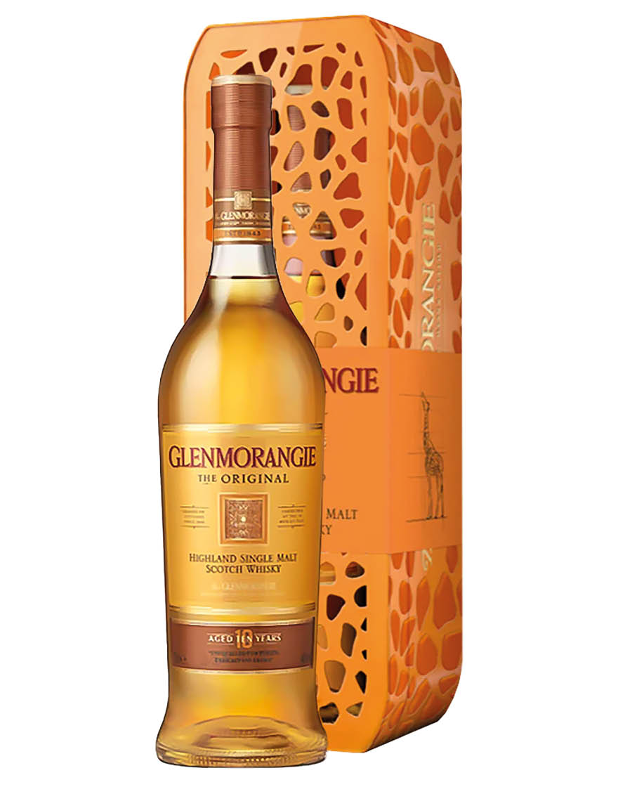 Highland Single Malt Scotch Whisky Aged 10 Years The Original Giraffe Glenmorangie 0,7 ℓ, En Étui