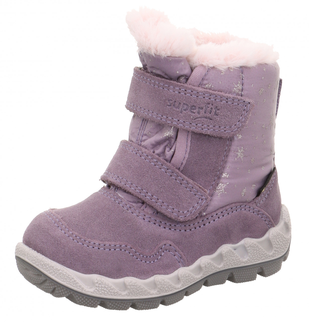 ICEBIRD - Lila/Rosa Boots mit Klettverschluss