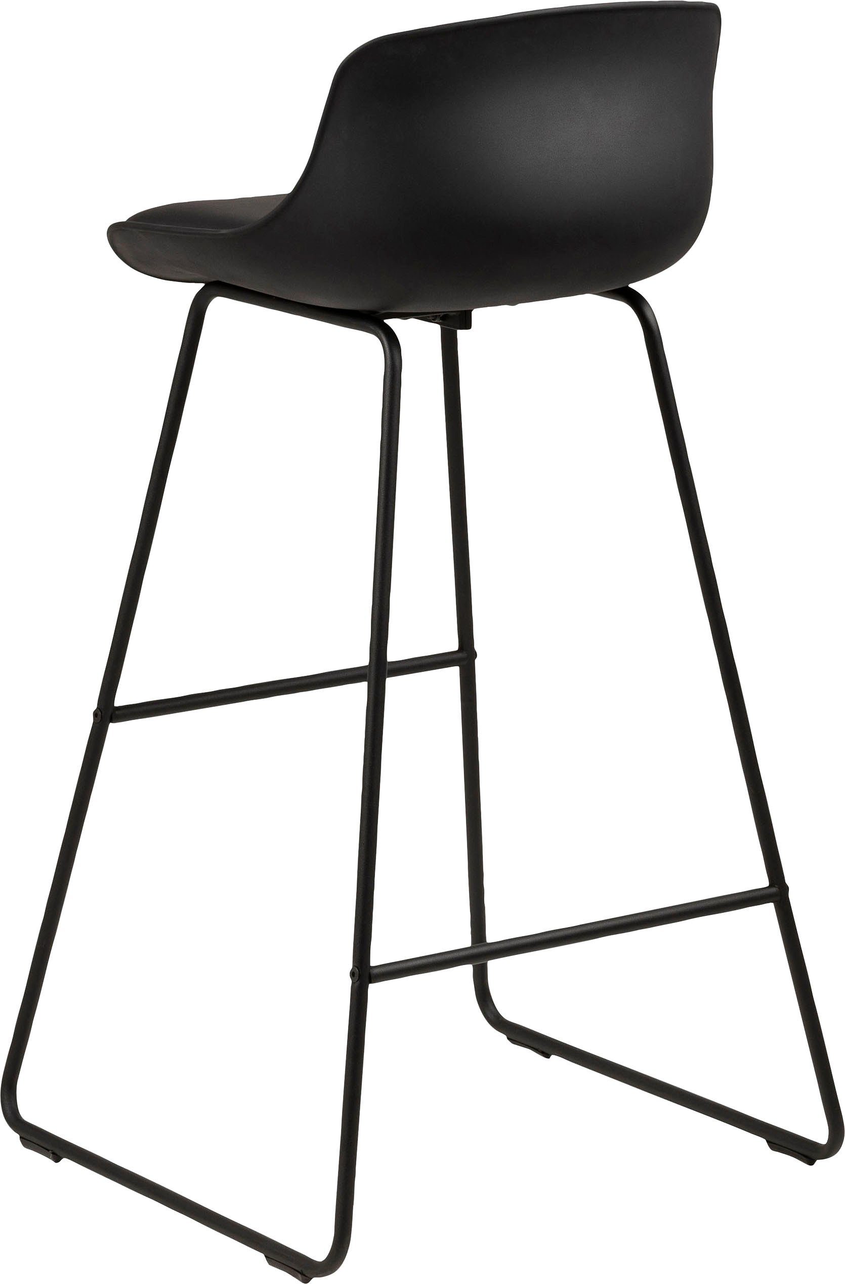 ACTONA GROUP Bistrostuhl Tina, 2er Set, Kunstleder Bezug, inklusive einer Fußstütze, Sitzhöhe 76 cm