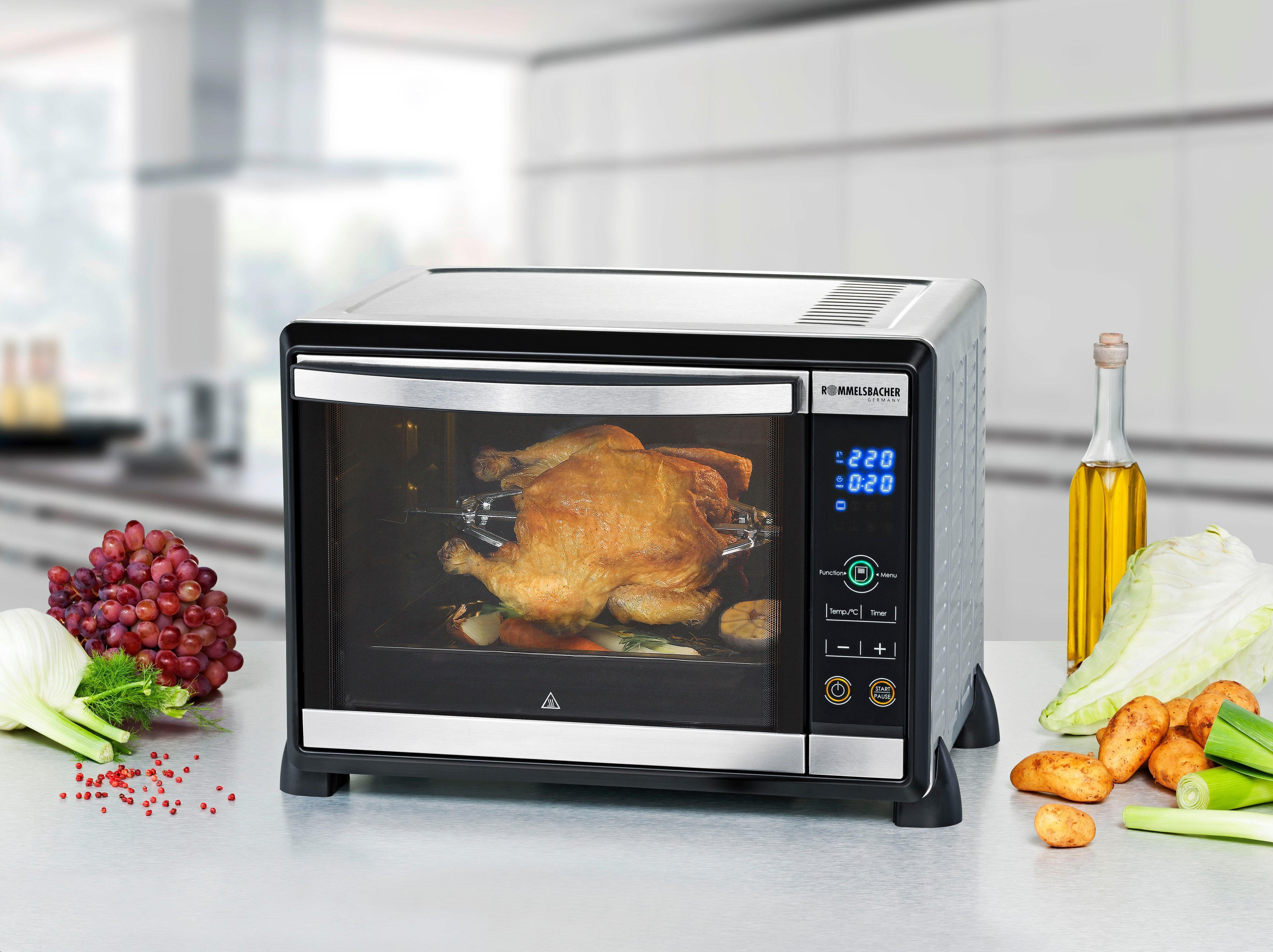 Rommelsbacher Minibackofen Elektronik Back & Grill Ofen BGE 1580/E