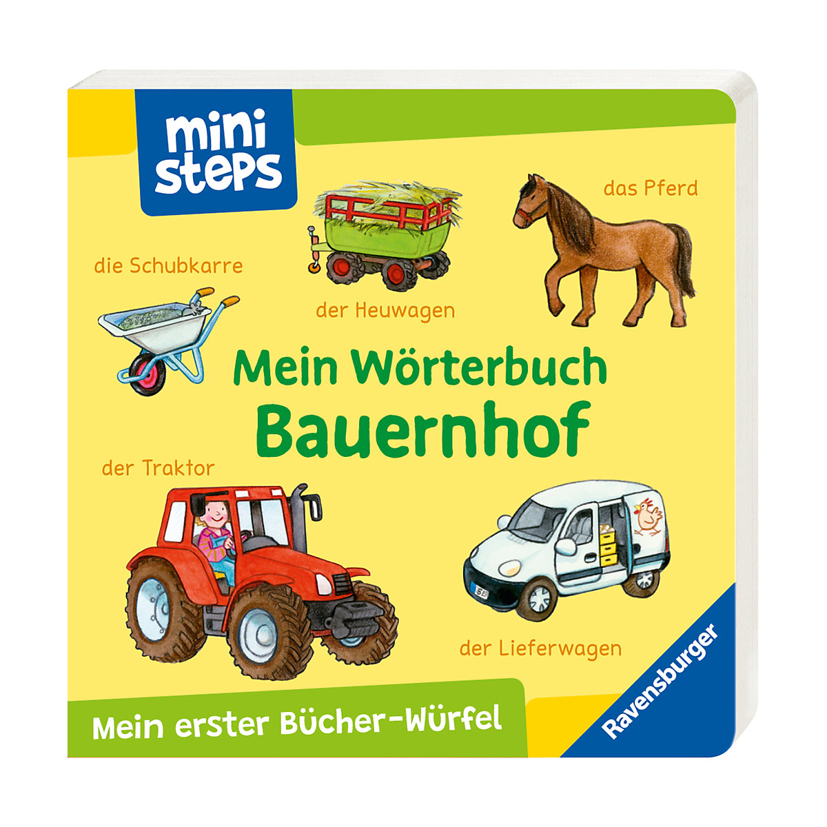 ministeps® Mein erster Bücher-Würfel: Meine ersten Wörter (Bücher-Set)