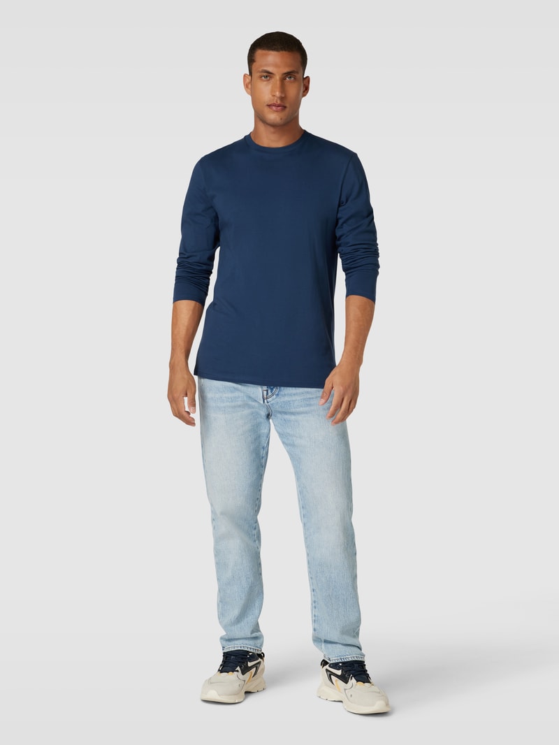 Longsleeve mit Rundhalsausschnitt in jeans