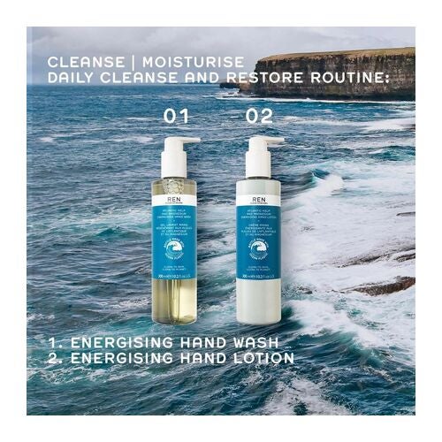 REN Atlantic Kalp a energizujúce mlieko na ruky 300 ml