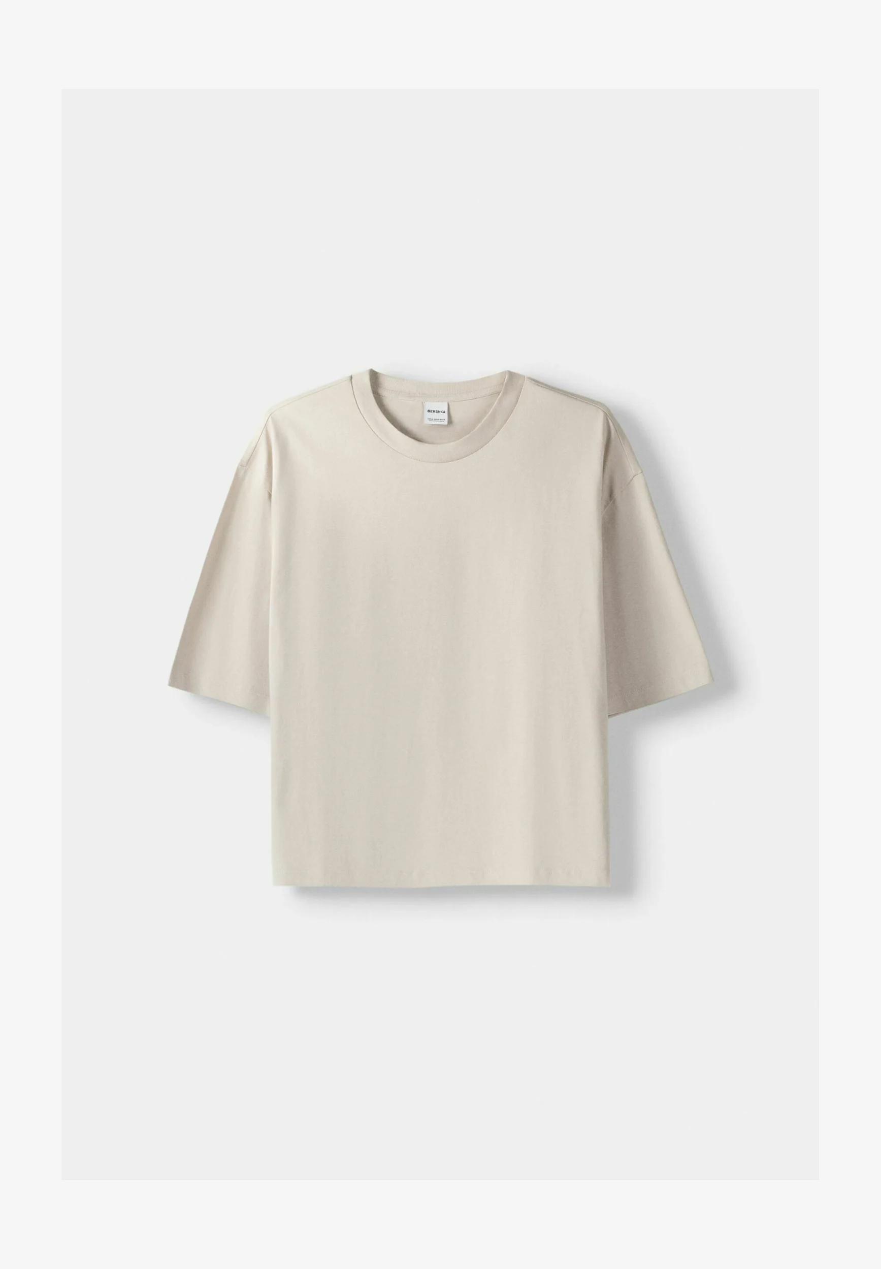 Bershka BOXY FIT MANGA CORTA - Camiseta básica