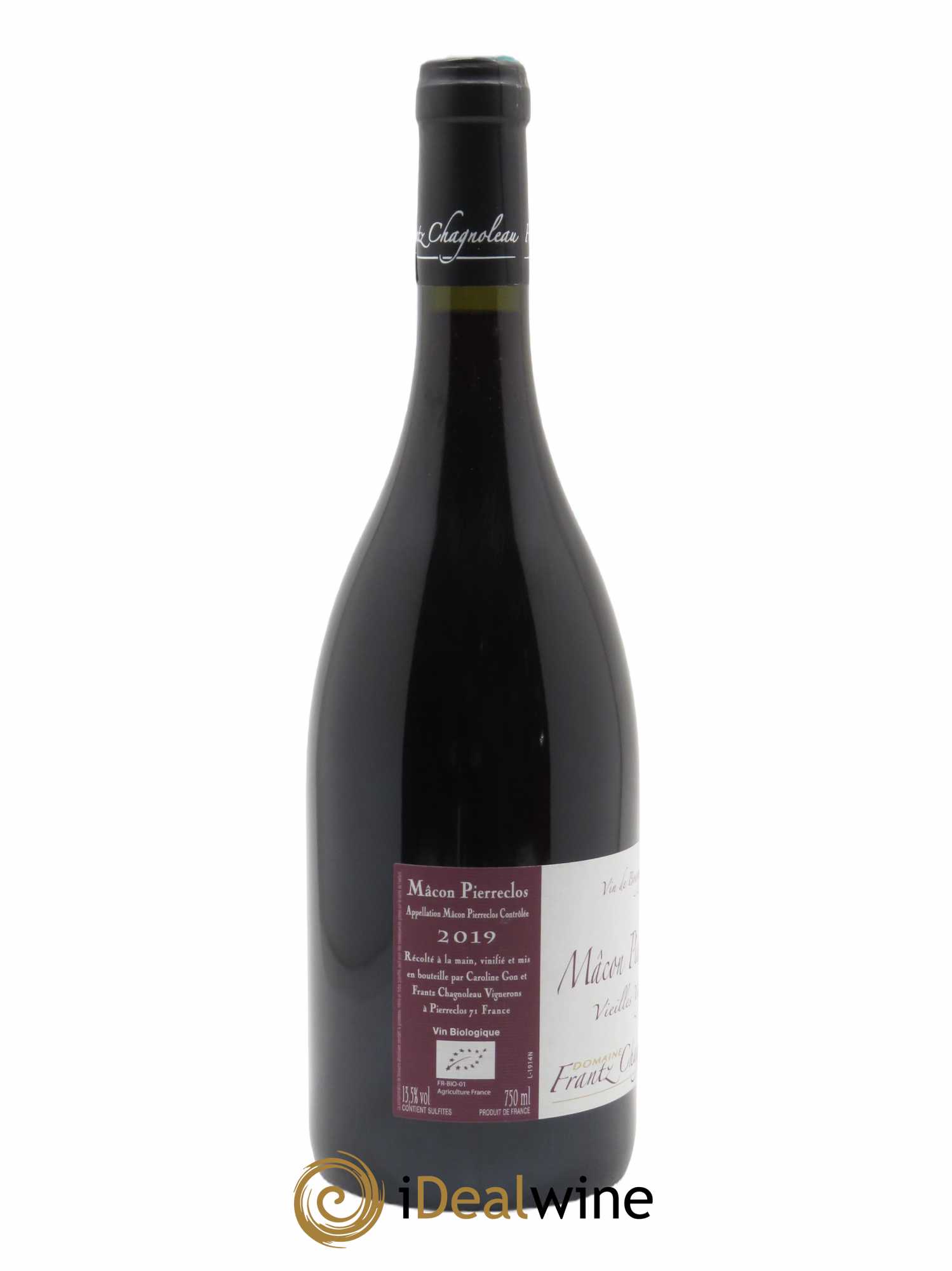 Mâcon Pierreclos Vieilles Vignes Frantz Chagnoleau (Domaine)  2019 - Lot de 1 Bouteille