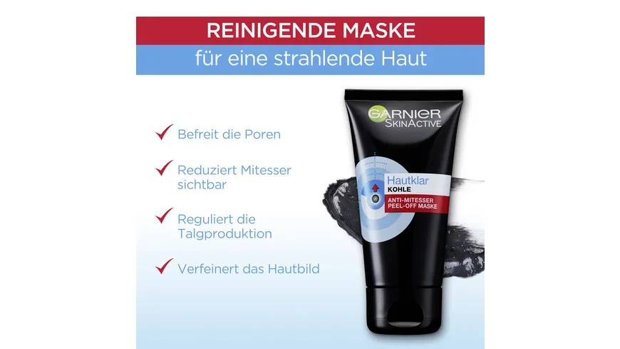 Garnier Skin Active Hautklar PeelOff Gesichtspeeling 50 ml