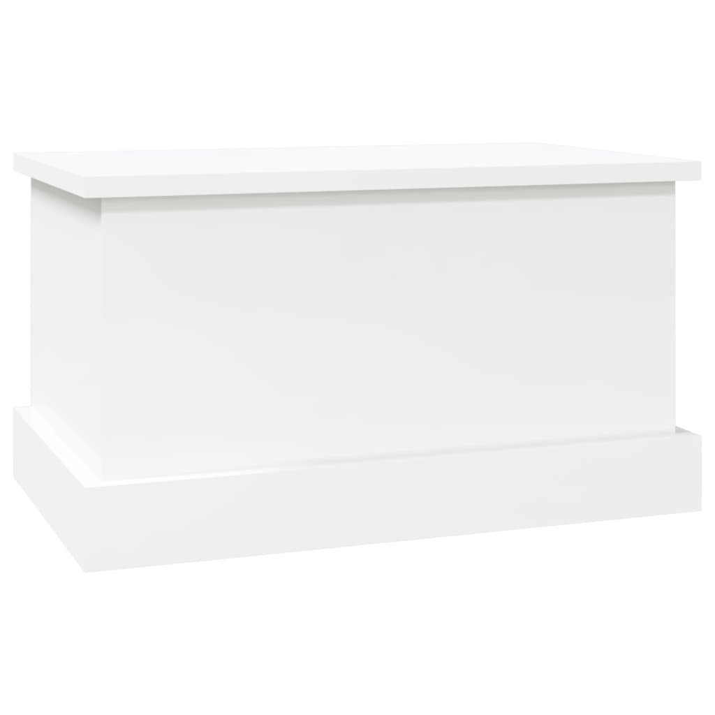 furnicato Truhe Hochglanz-Weiß 50x30x28 cm Holzwerkstoff (1 St)