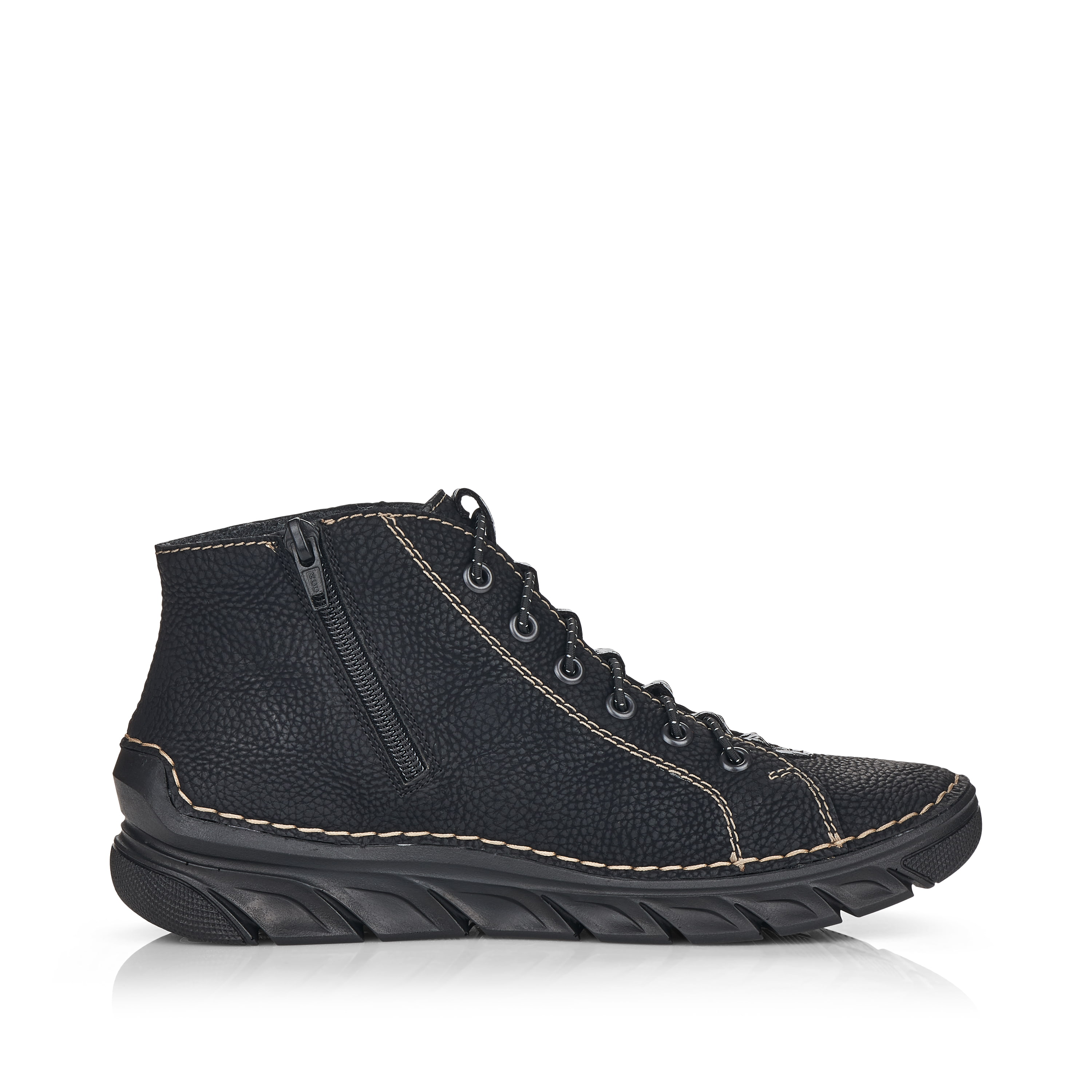 Rieker Damen Slipper tiefschwarz