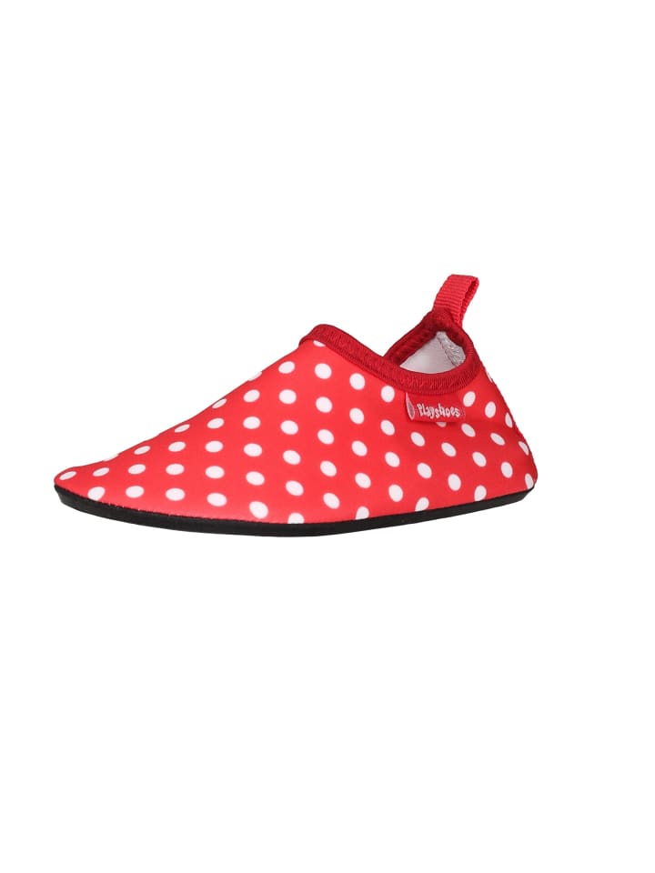 Playshoes Barfuß-Schuh Punkte in Rot günstig kaufen