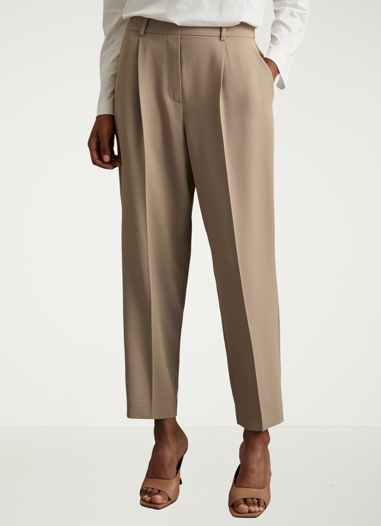 Reiss Eden high waist tapered fit trousers