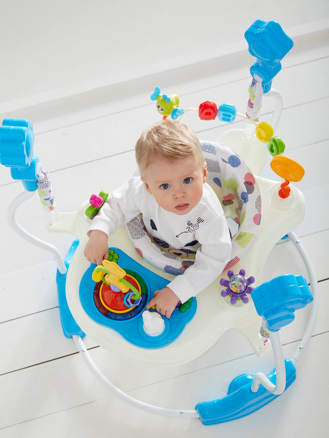 Sauteur et centre d’éveil Babysauteur vertbaudet multicolore