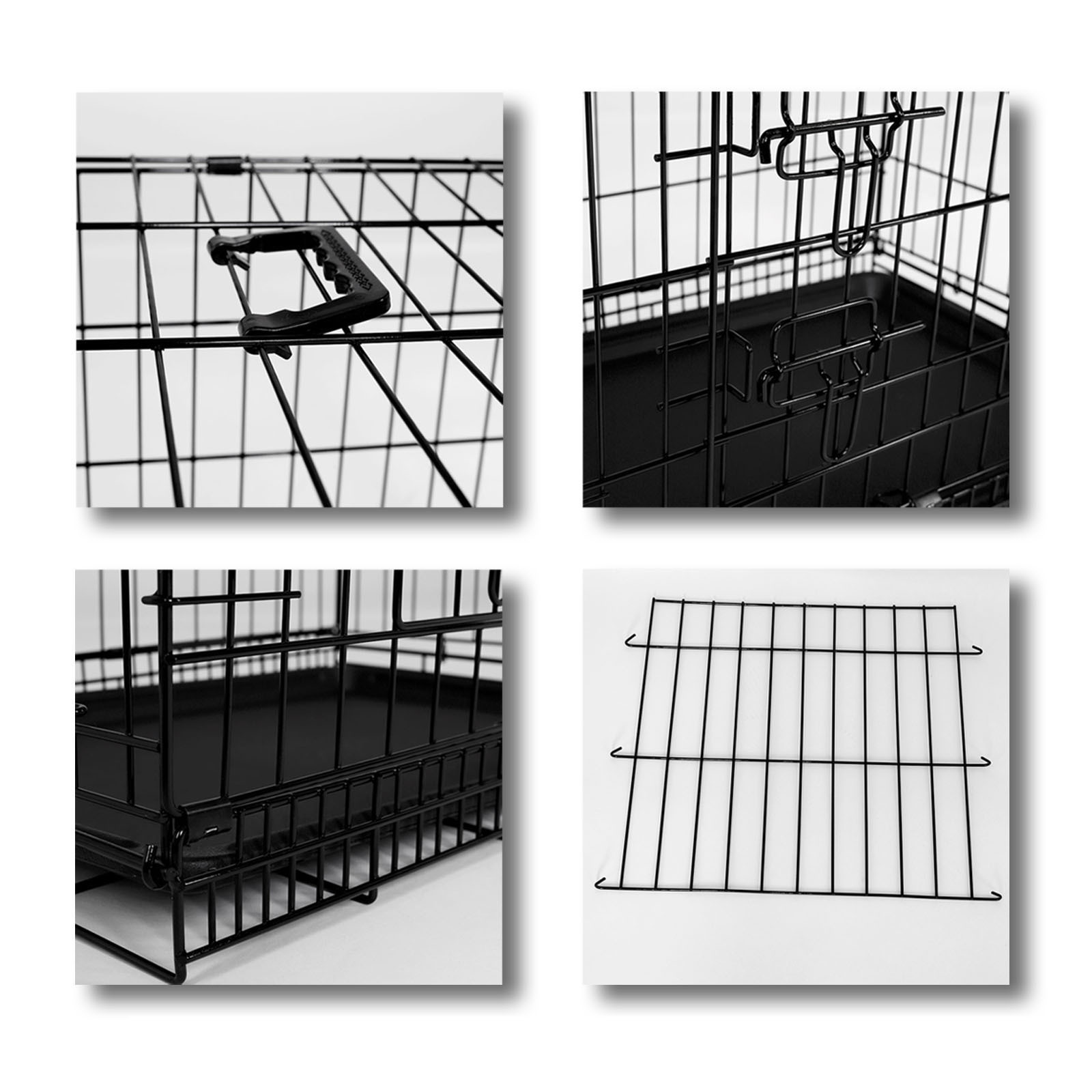 Lionto Transportboxen & Gitterboxen Lionto Hundetransportkäfig Tiertransportbox Hundebox Größe (S) 45x31x36 cm M