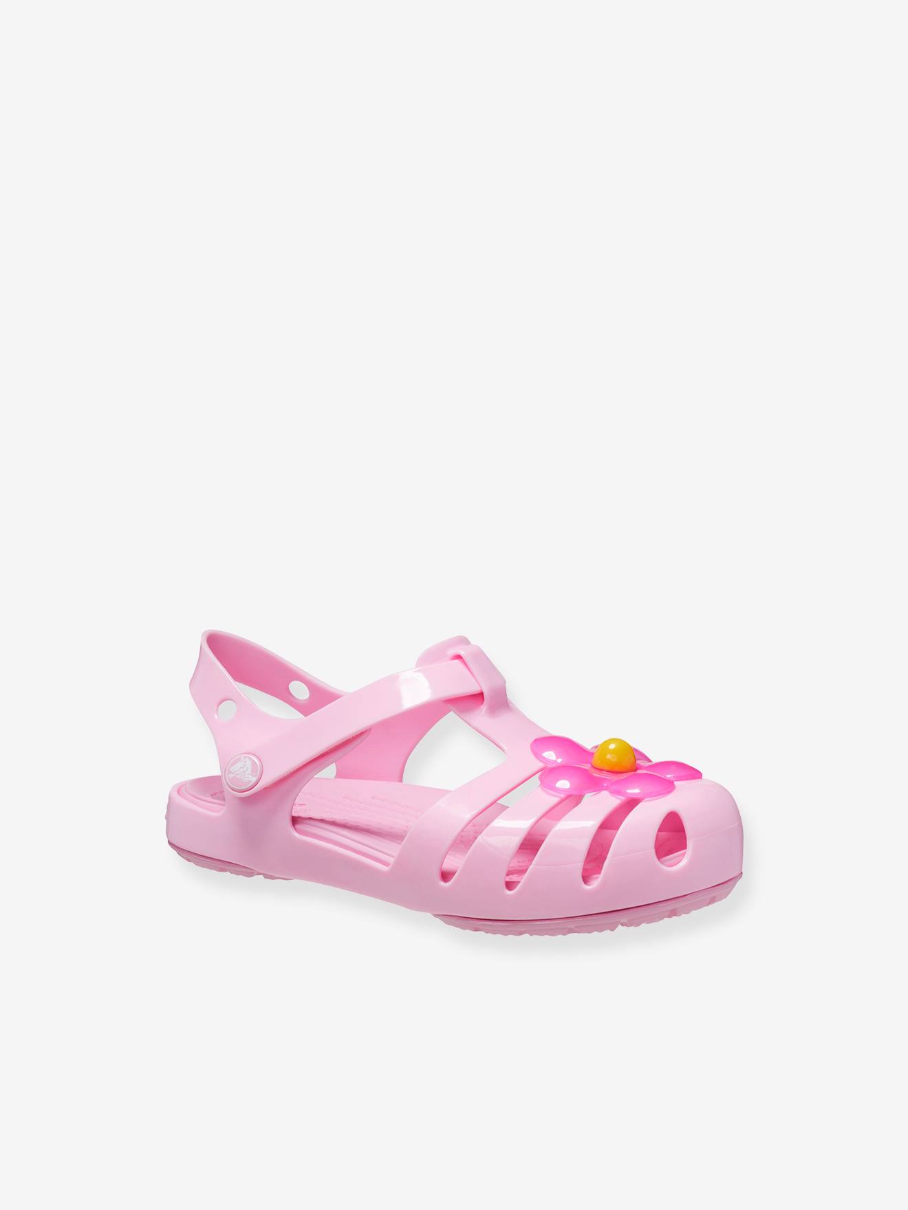 Crocs Baby Clogs 208445 Isabella Charm Fisherman Sandal CROCS - rosa