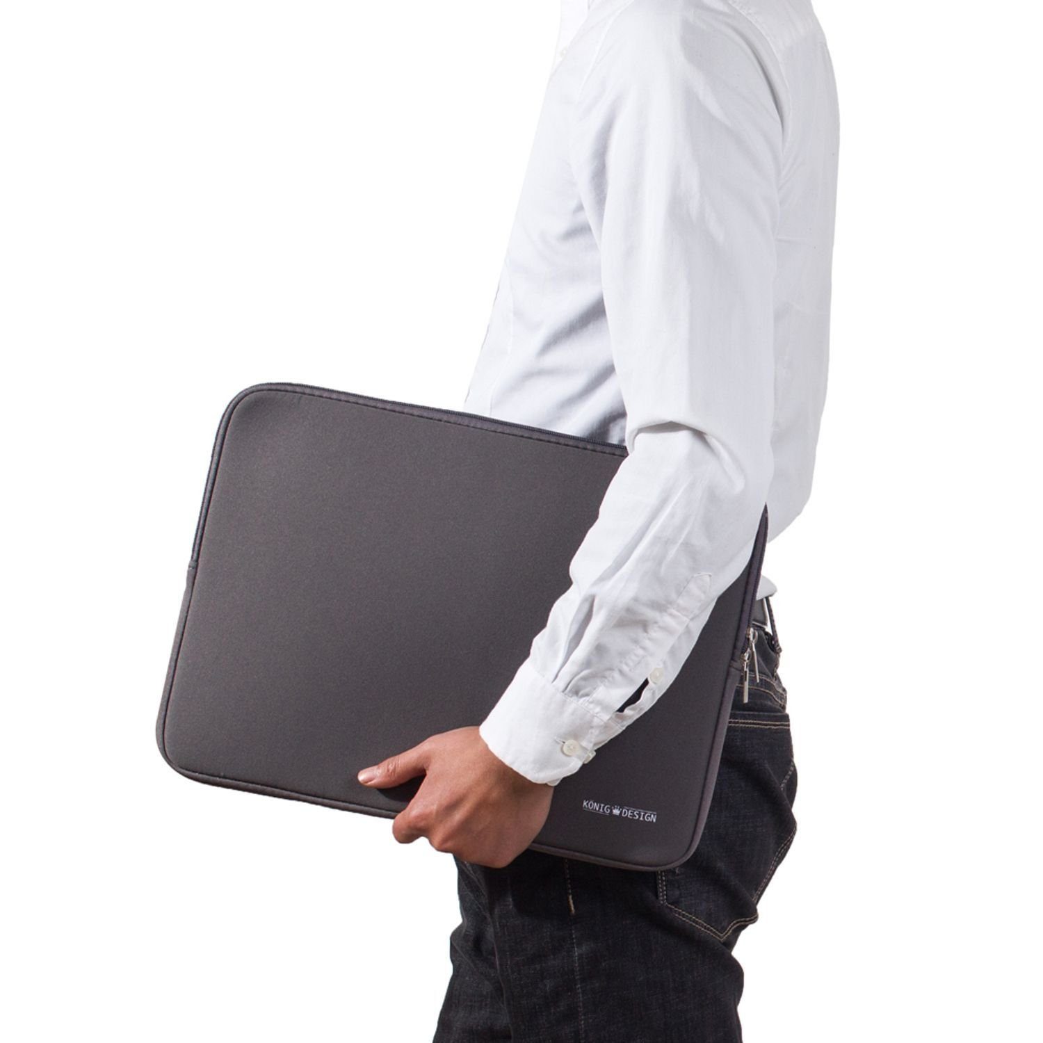 König Design Laptop-Hülle Universal Notebooktasche 13 - 17 Zoll Tasche Hülle Laptop Case Cover 33 cm (13 Zoll), weiches Innenfutter zum Schutz vor Kratzern