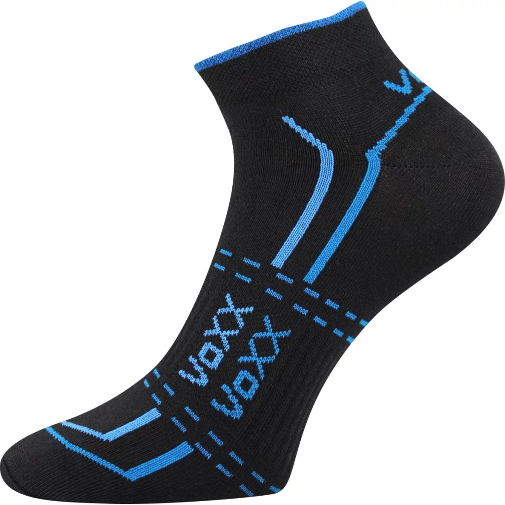 Voxx Rex 11 schwarz niedrige Socken