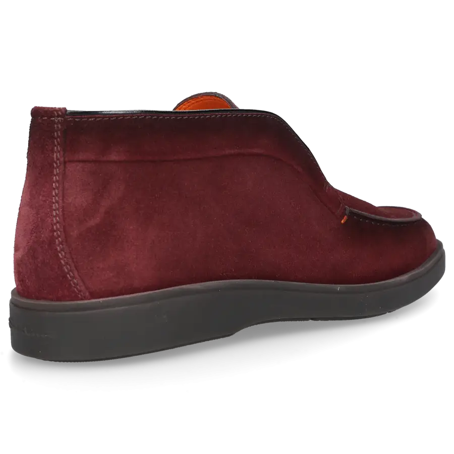 Santoni - Stiefeletten DESERT BOOT Veloursleder - rot