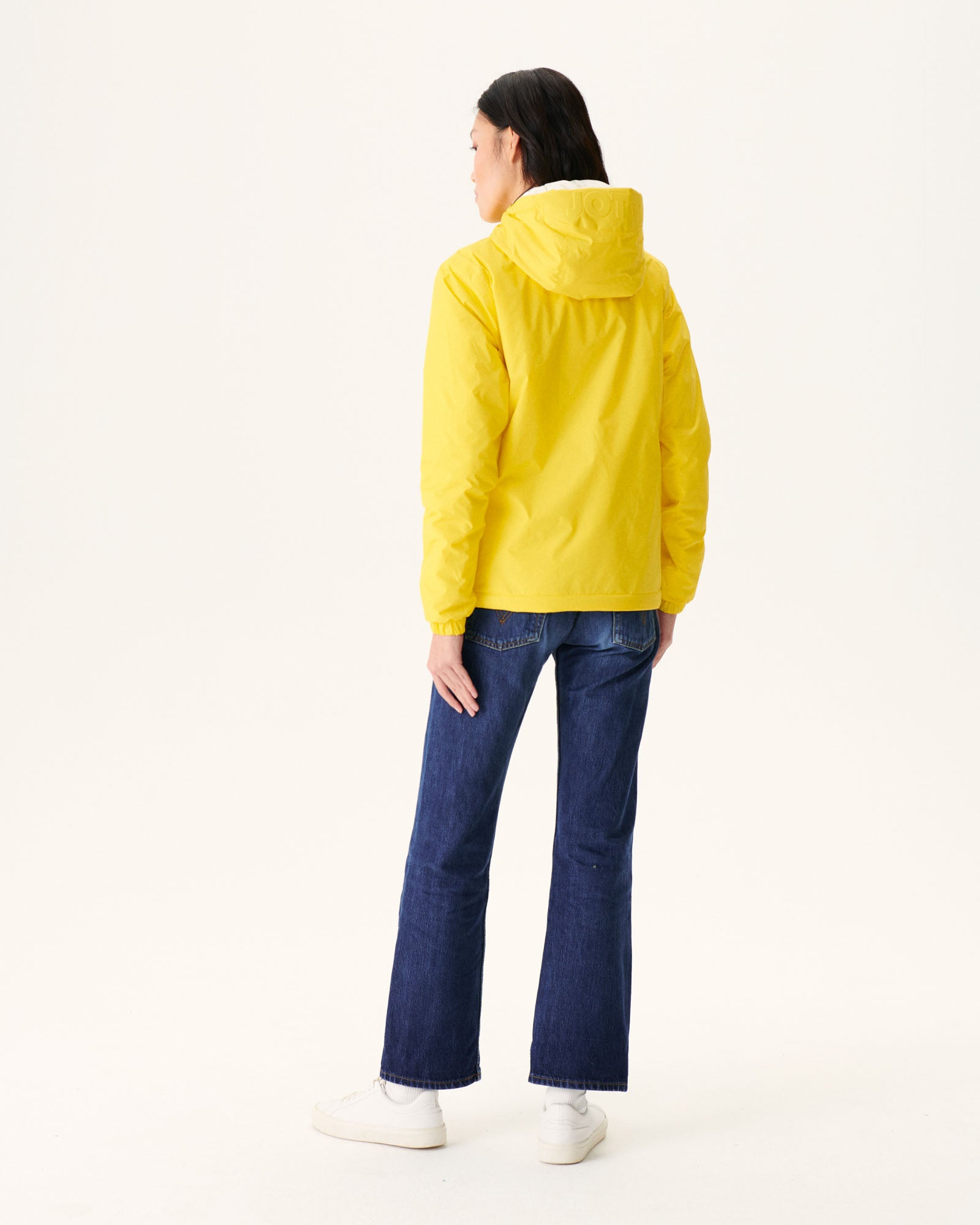 Doudoune réversible à capuche Ultralight Citron/Ecru Kara