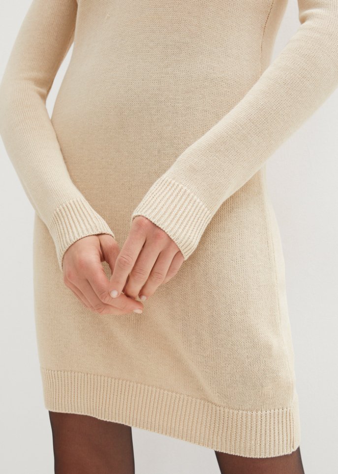 Strickkleid mit Rollkragen
