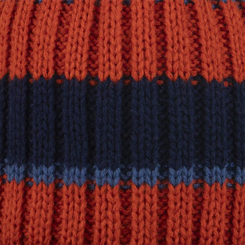 Iced Coffee Navy Blue & Orange Navy Blue