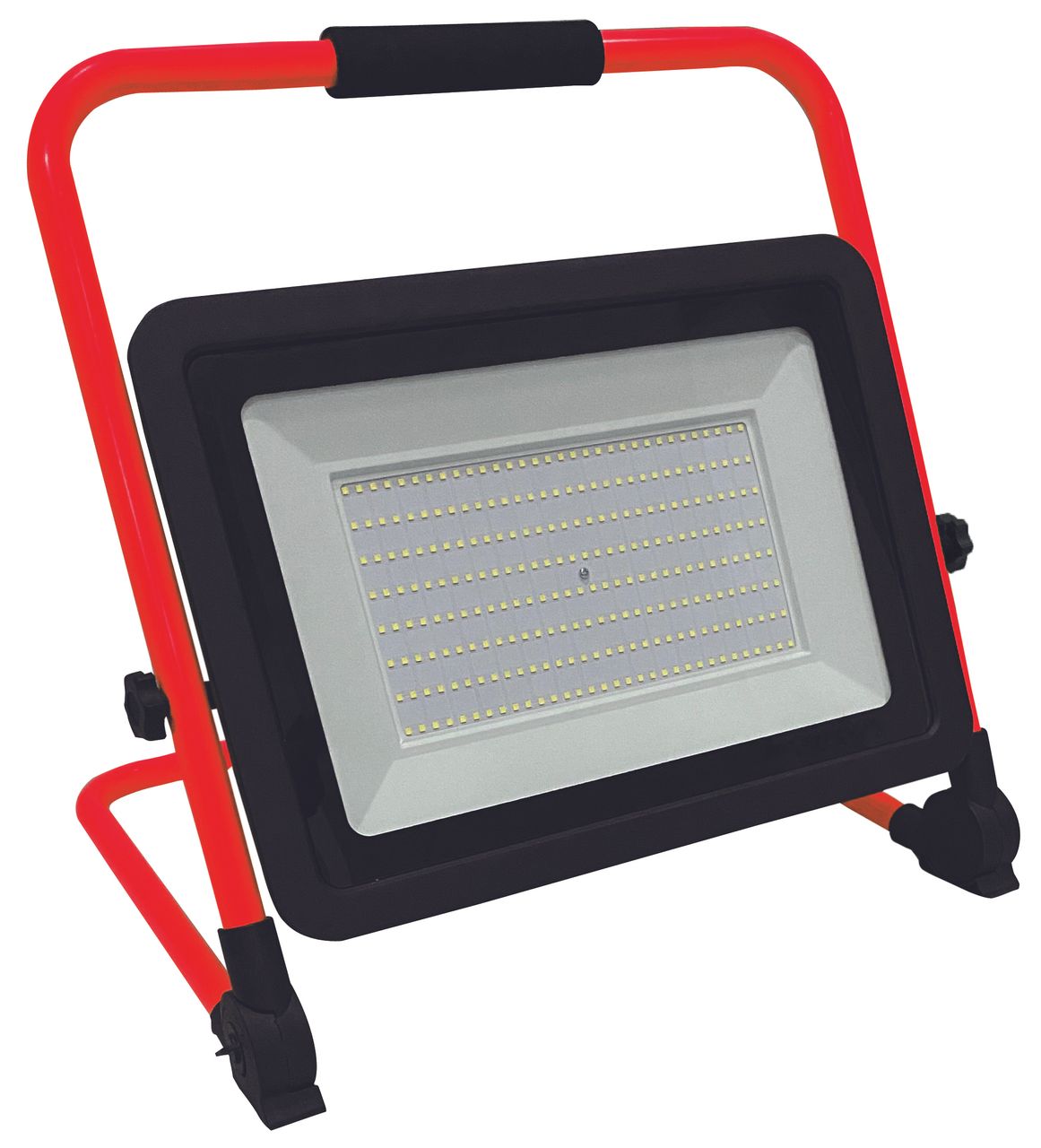 BOXTEC LED Arbeitsleuchte, Baustrahler, verstellbar, faltbar, 200W, 16000lm, 6500K, IP65, 3m Gummikabel
