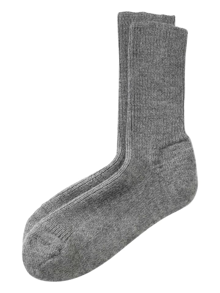 Hessnatur Wollsocke in grau günstig kaufen