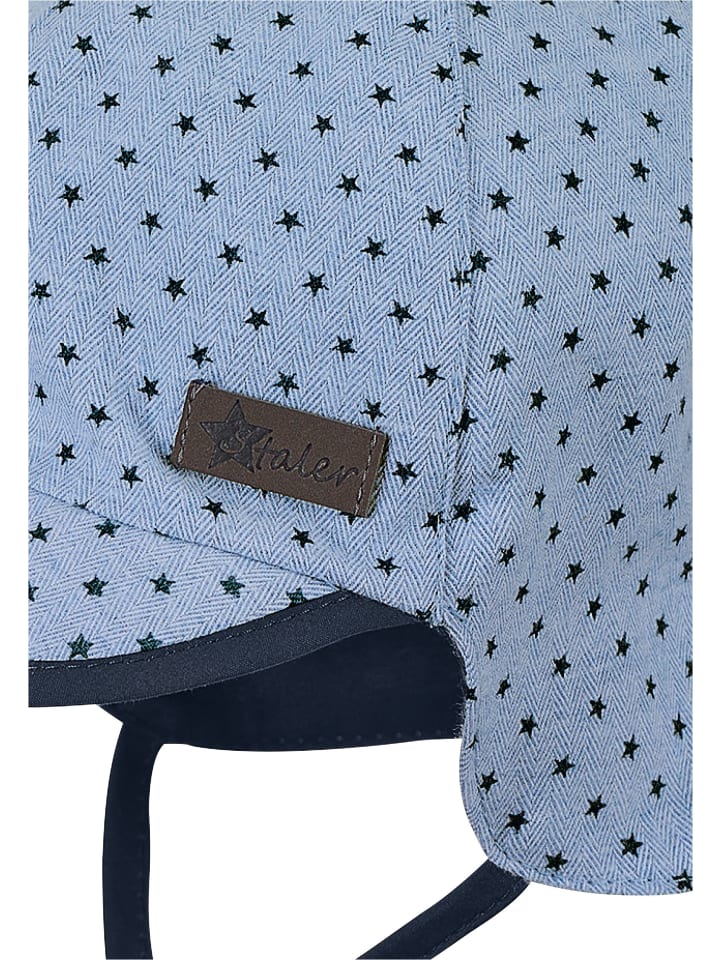 Sterntaler Schirmmütze mit Nackenschutz in himmelblau günstig kaufen